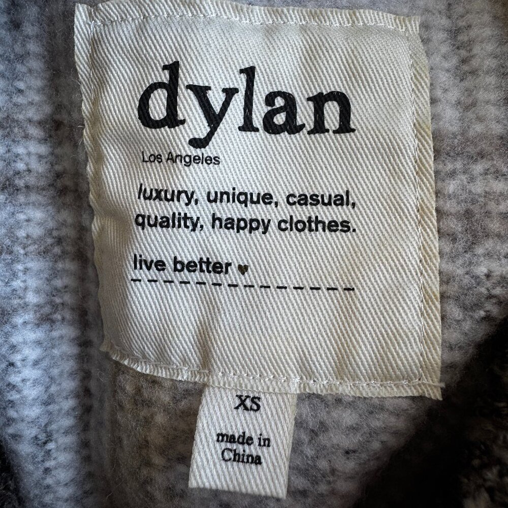 Dylan Los Angeles Plaid Cowl Neck Sweater Dolman Sleeves Oversized Women's XS - Picture 5 of 8